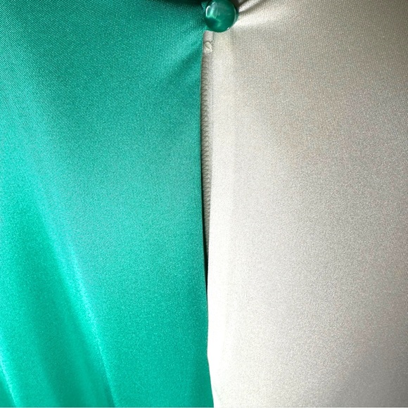 ViTG Travel-Lite Colorblock Caftan Lounge Dress 70,s, 80,s, lightweight, flowy - Picture 4 of 10